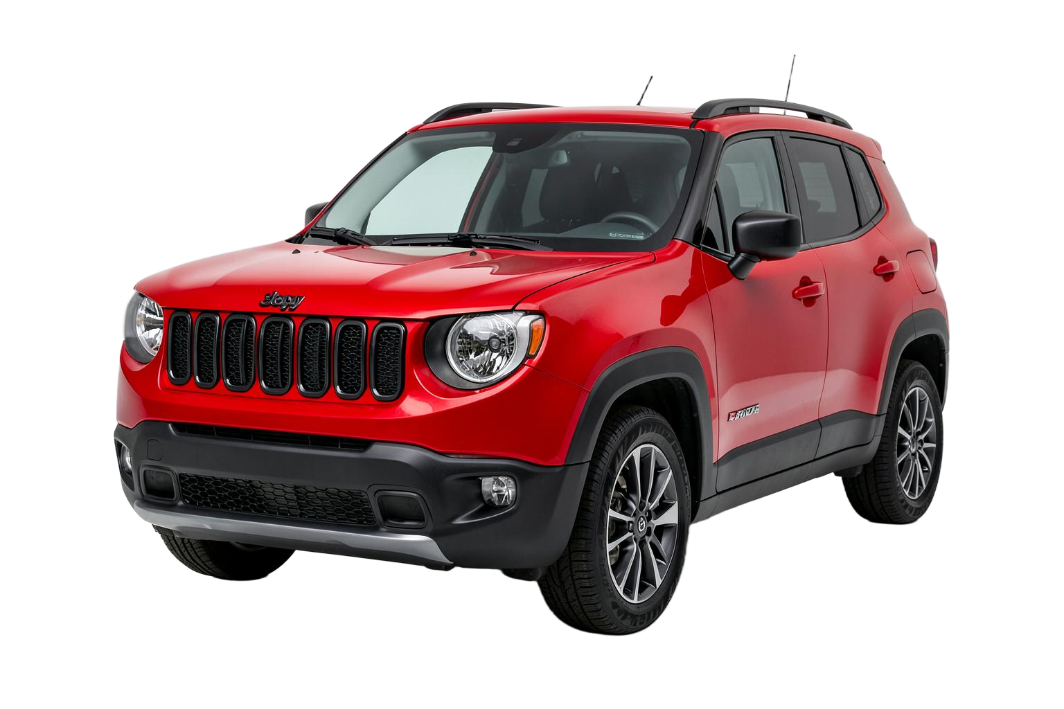 SUV vermelho protegido pela Realix